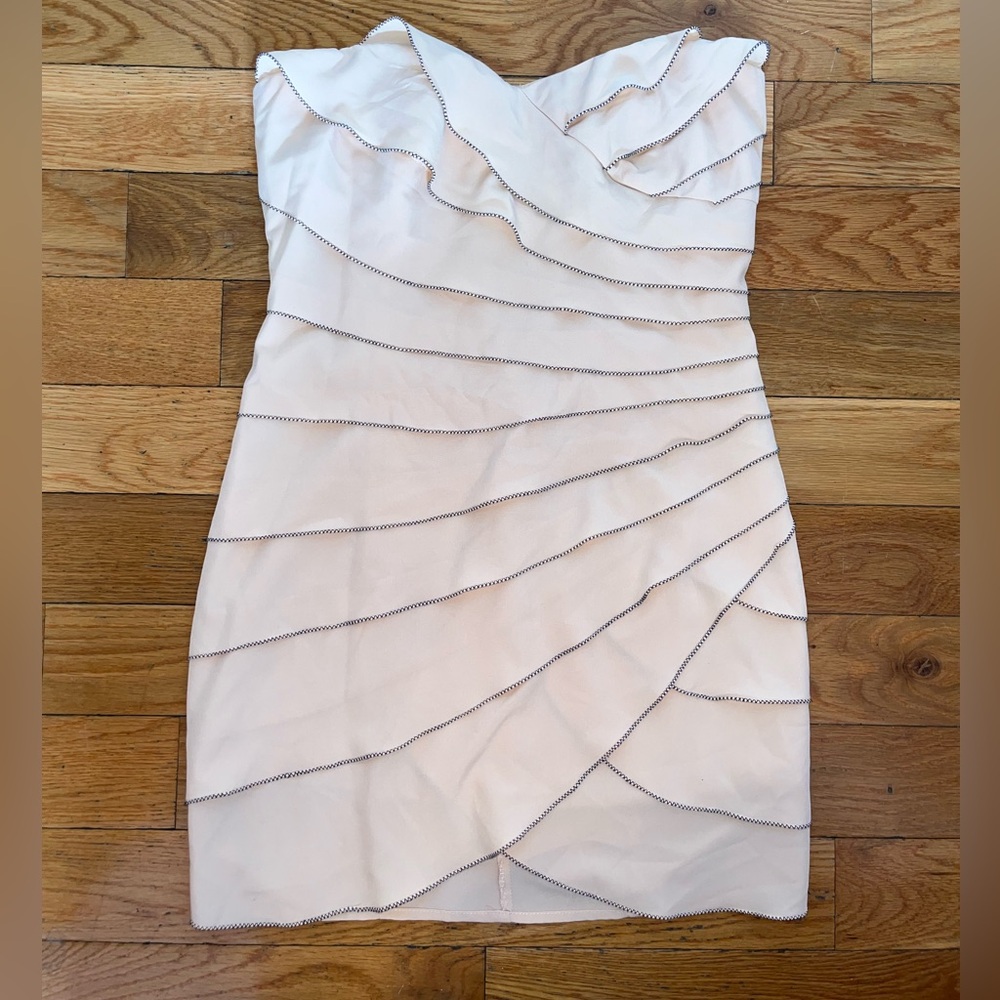 Pale Blush Strapless Dress